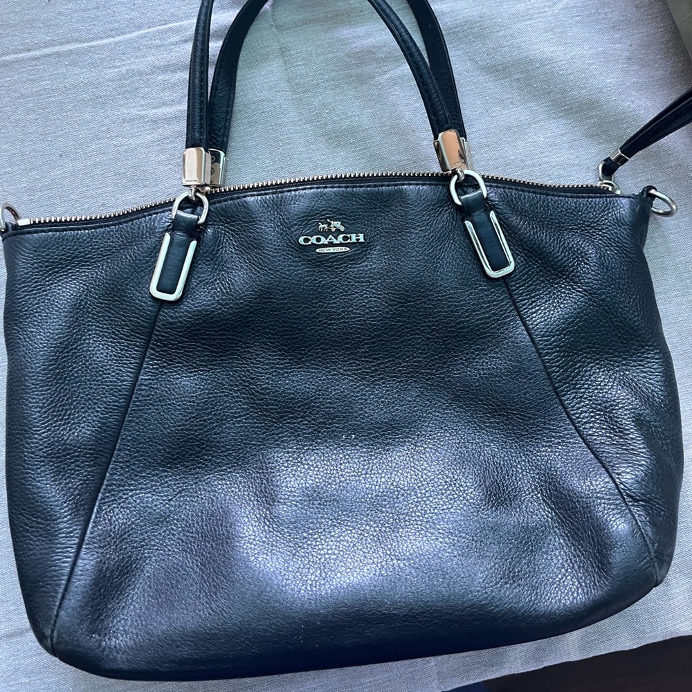 Black Coach crossbody